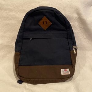 Jack Mulligan blue brown backpack